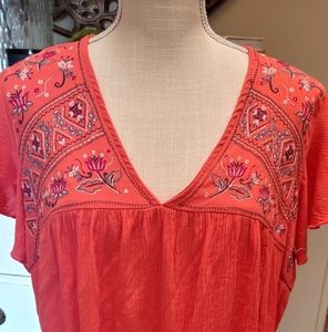 Coral Gauze Summer Top (5 for $25)